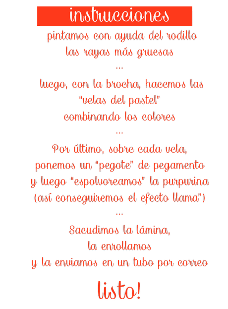 DIY: tarjeta con tarta + felicitación!