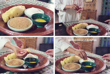 galletas marroquís - taller de repostería en Marrakech