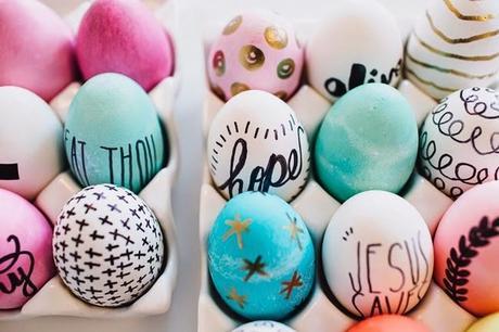 DIY: HUEVOS DE PASCUA DE ESTILO NÓRDICO