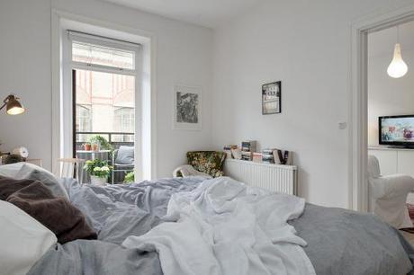 estilo nórdico decoración salones nórdicos decoración nórdica cocinas blancas modernas blog decoracion interiores Armarios y estanterías volados armarios blancos salón almacenaje decoración 