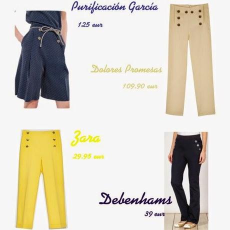 Pantalones con botones