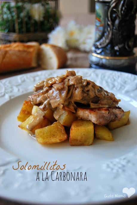 Solomillitos a la Carbonara Solomillitos a la Carbonara