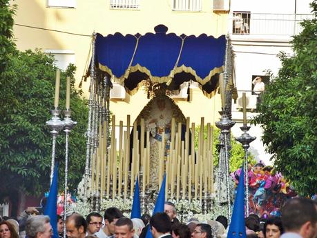 La Virgen de los Dolores, de la Hermandad de San José Obrero.