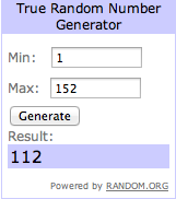 Sorteo: Lista definitiva + Ganadores