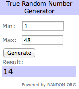 Sorteo: Lista definitiva + Ganadores