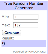 Sorteo: Lista definitiva + Ganadores