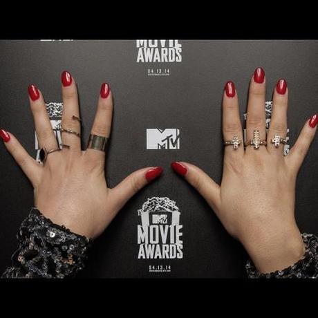 las uñas de los MTV Movie Awards 2014