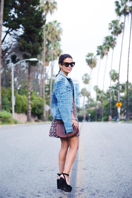 Los_Angeles-travel-Collagevintage-floral_Dress-Denim_Jacket-Denim-