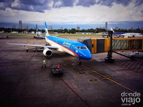 Avión de Austral en Aeroparque