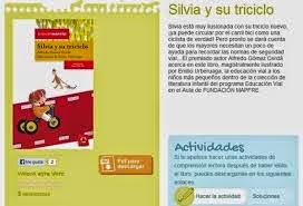silvia y su triciclo