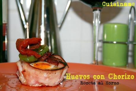 HUEVOS, HUEVOS CON CHORIZO, APERITIVOS, APERITIVOS ORIGINALES, HUEVOS AL HORNO, CHORIZO, CARNE, RECETAS ORIGINALES, RECETAS DE COCINA, YUMMY RECIPES,