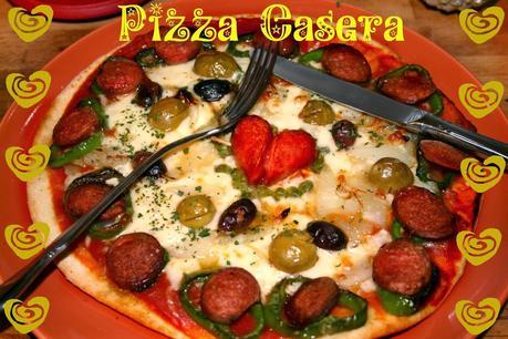 pizza casera, recetas de san valentín, recetas de pizzas, recetas originales, recetas caseras, carne, pizzas, yummy recipes, recetas de cocina, gastronomía, humor