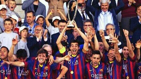 El Barcelona Juvenil campeón de Europa tras superar al Benfica en la Final (3-0)