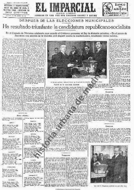 Recuerdos de papel. Madrid, 14 de abril de 1931