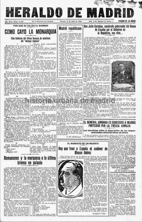 Recuerdos de papel. Madrid, 14 de abril de 1931