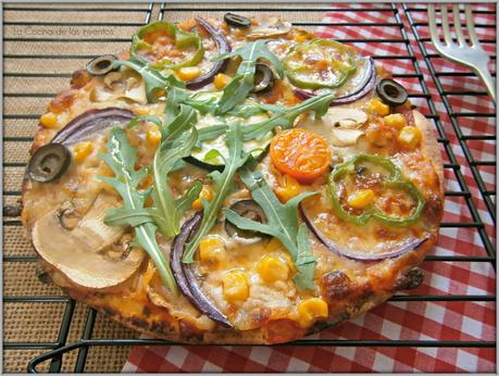 Pizzetas vegetales con Tortillas de Trigo Mexicanas