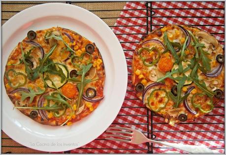 Pizzetas vegetales con Tortillas de Trigo Mexicanas