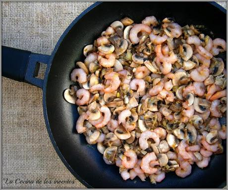 Gratinado de Macarrones con Gambas