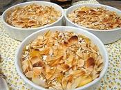 Manzanas gratinadas Almendras, Avena Jarabe Arce