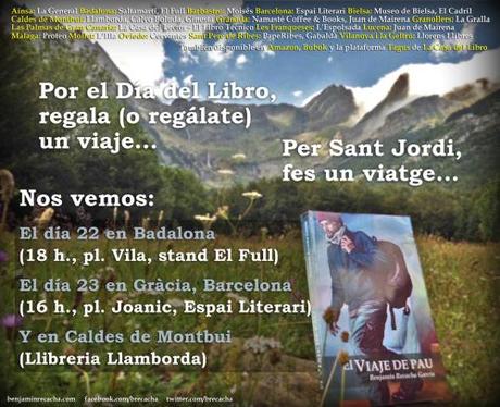 El viaje de Pau - flyer Sant Jordi