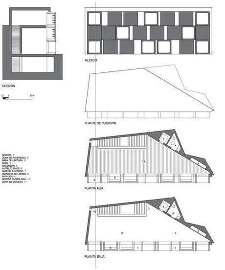 Biblioteca Antonio Gala en Guadalcázar, diseñada por Francisco José López Redondo, Gudula Rudolf, Miguel Lázaro y Rafael Alcántara