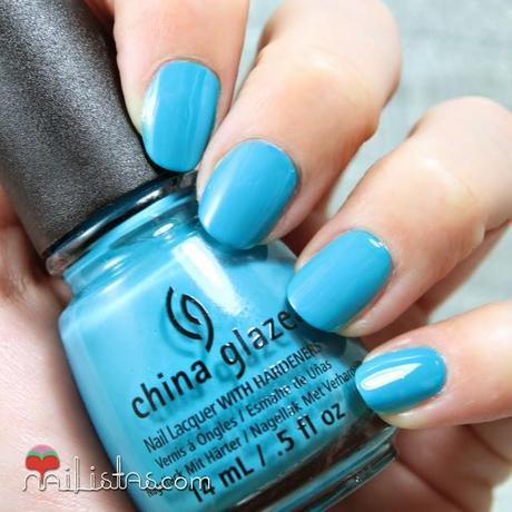China Glaze Wait N' Sea swatch verano 2014