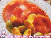 Receta Jamón salsa manzana