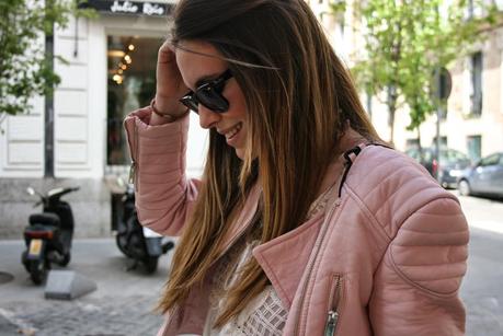 PINK BIKER AND SUMMER DRESS