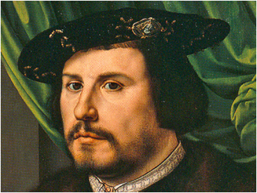 Don Francisco De Los Cobos y Molina, Jan Gossaert h. 1530-1532, The J. Paul Getty Museum, Los Ángeles (detalle)