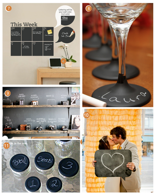 Estrenamos y pintura de pizarra