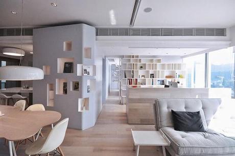 Apartamento Minimalista en Hong Kong