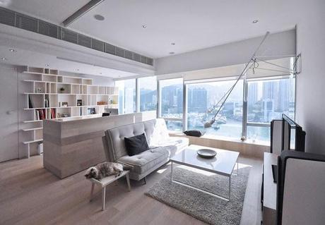 Apartamento Minimalista en Hong Kong
