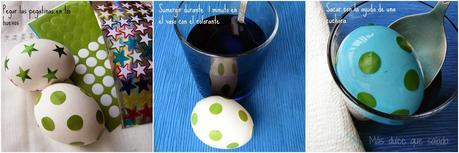 Huevos de Pascua decorados.