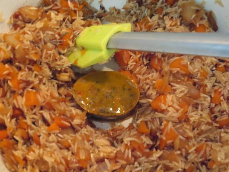 Arroz basmati de verduras olla GM