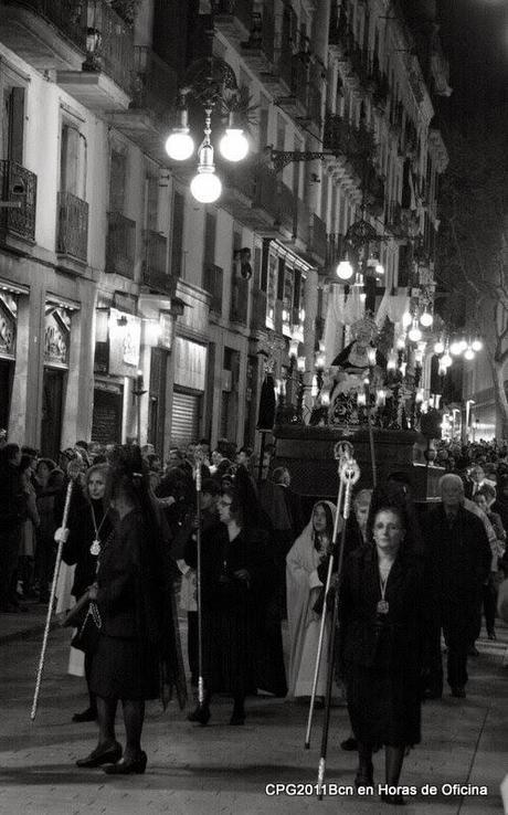 UN VIERNES SANTO DE PROCESIÓN, TAMBIÉN EN BARCELONA