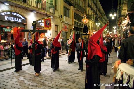 UN VIERNES SANTO DE PROCESIÓN, TAMBIÉN EN BARCELONA