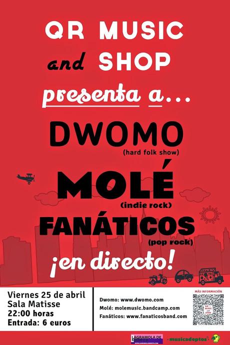 DWONO, MOLÉ Y FANÁTICOS PROTAGONIZAN EL CONCIERTO DE LA SEGUNDA EDICIÓN DE LA INICIATIVA QR MUSIC AND SHOP