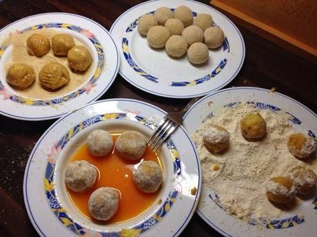 Croquetas de patata. #Proyecto Roca