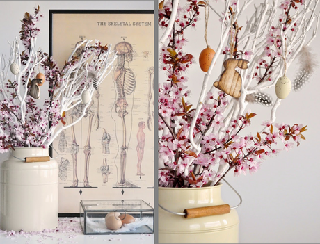 DECORAR CON RAMAS EN FLOR