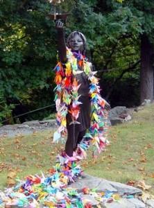 Estatua en el Parque de la Paz