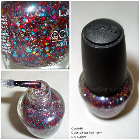 Confetti Color Craze Nail Polish L.A. Colors