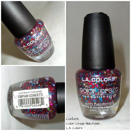 Confetti Color Craze Nail Polish L.A. Colors