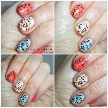 Confetti Color Craze Nail Polish L.A. Colors
