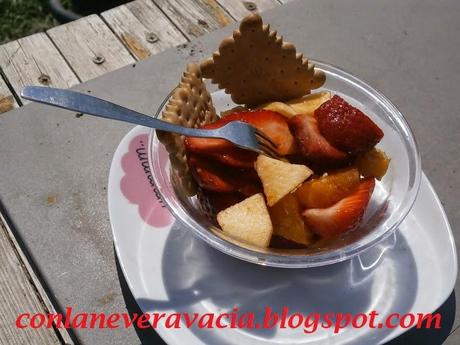 MACEDONIA PRIMAVERAL CON VINO DE MISA