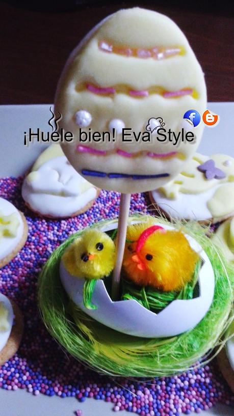 Huevos y conejos de pascua