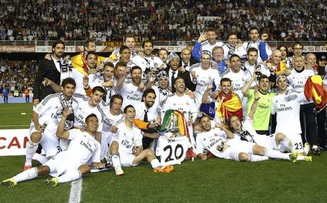 Real Madrid, campeón de la Copa del Rey 2014.