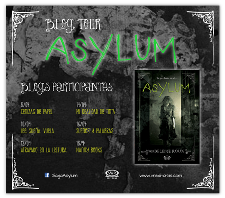 Asylum Blog Tour: Entrevista a Madeleine Roux + concurso