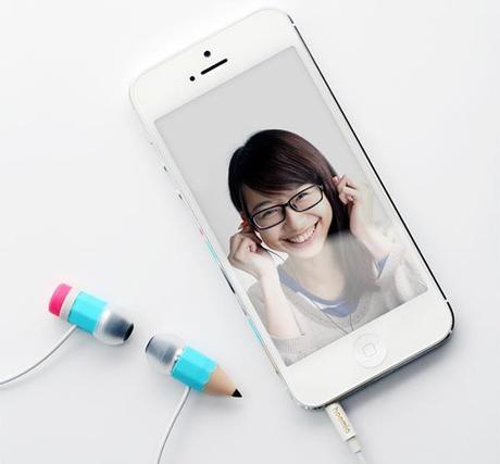 Magic Pencil Earphones :: auriculares