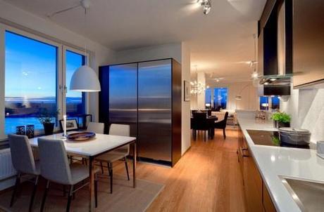 Gran piso nórdico de nueva construcción viviendas del mundo de lujo piso nórdico de nuevo construcción estilo nórdico escandinavo electrodomésticos alta gama diseño clásico y moderno decoración nórdica cuidados acabados decoración blog decoracion interiores