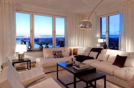 Gran piso nórdico de nueva construcción viviendas del mundo de lujo piso nórdico de nuevo construcción estilo nórdico escandinavo electrodomésticos alta gama diseño clásico y moderno decoración nórdica cuidados acabados decoración blog decoracion interiores